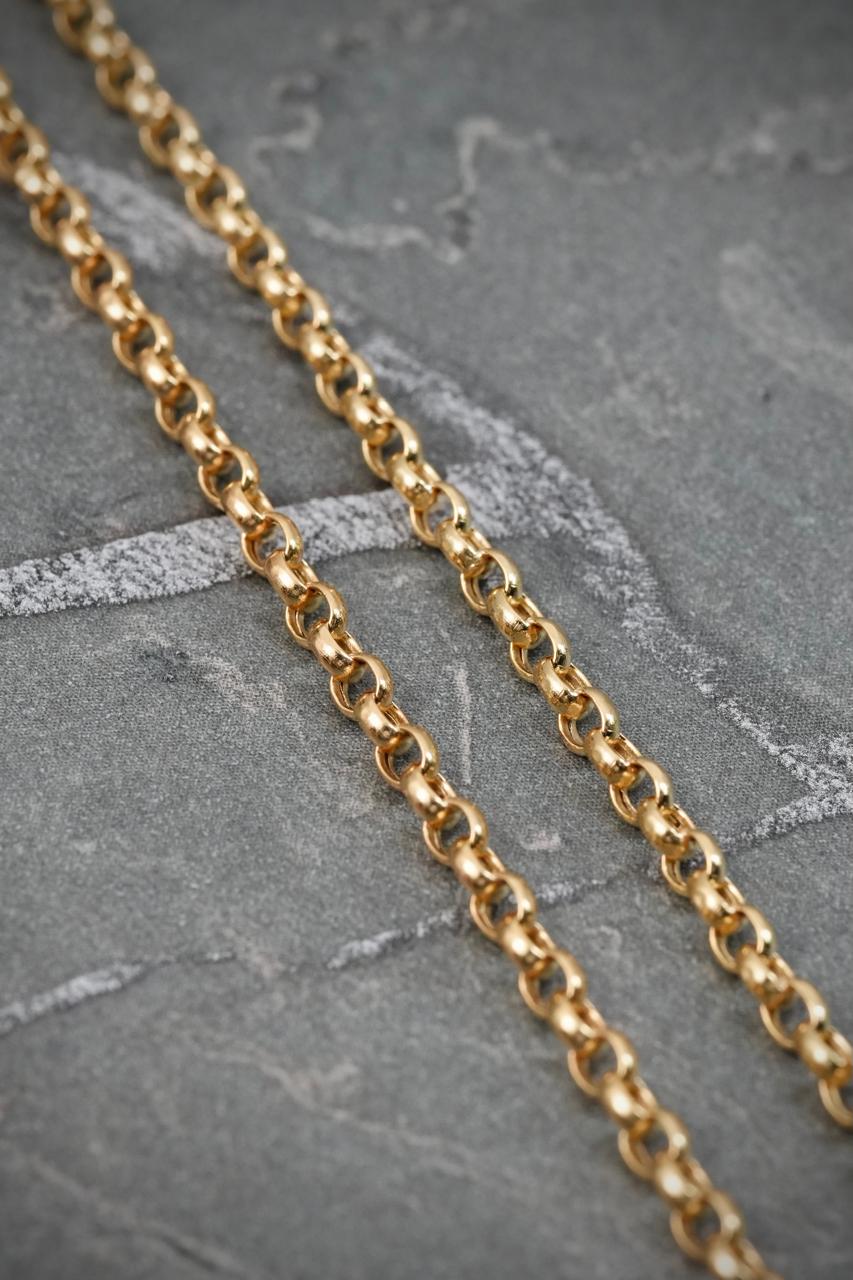 Cadena aro seguido 3.5gr / Largo 50cm — Oro Amarillo