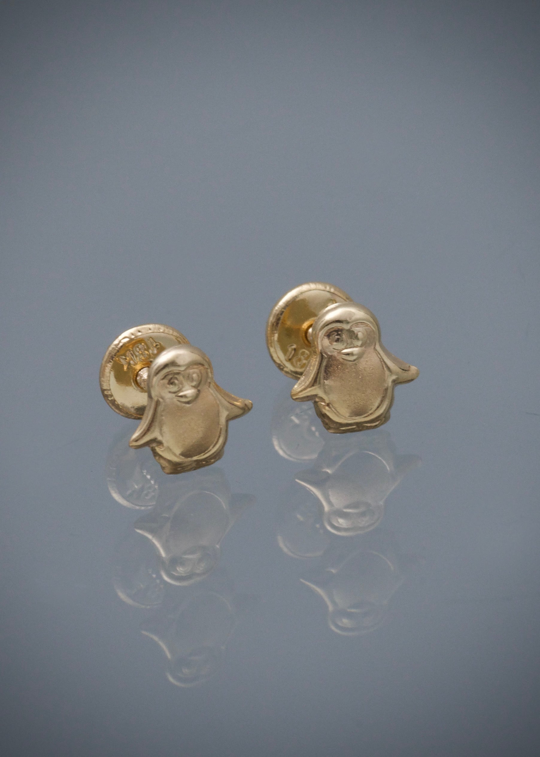Topos pinguino 0.6gr / Largo 0.7cm / Oro Amarillo Nac P