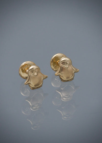 Topos pinguino 0.6gr / Largo 0.7cm / Oro Amarillo Nac P