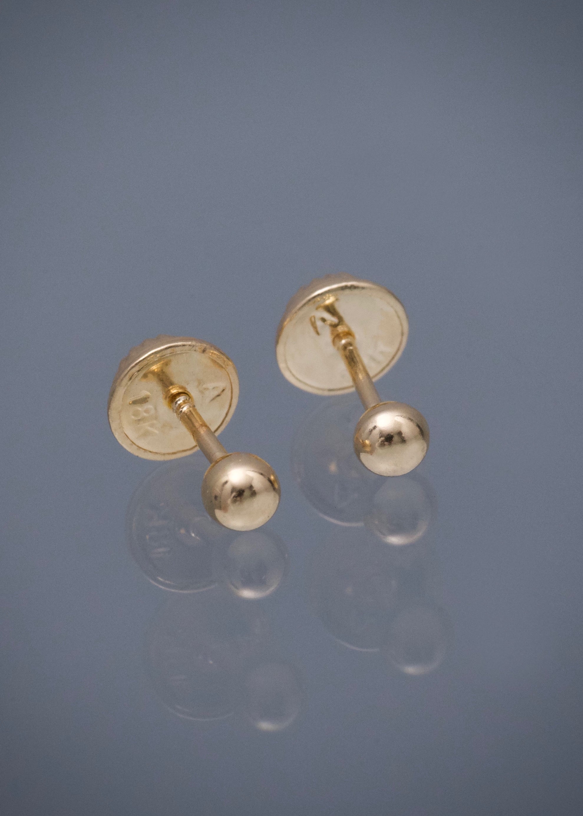 Topos  bola lisa 3mm 0.4gr — Oro Amarillo