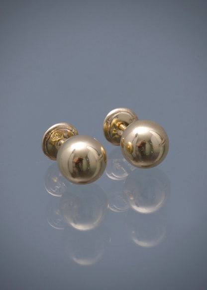Topos Bola Lisa 7mm 0.8gr — Oro Amarillo