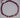 Pulsera en hilo morado con bolas lisas diamantadas y rubies 0.9gr / Oro Rosado (Joya) M