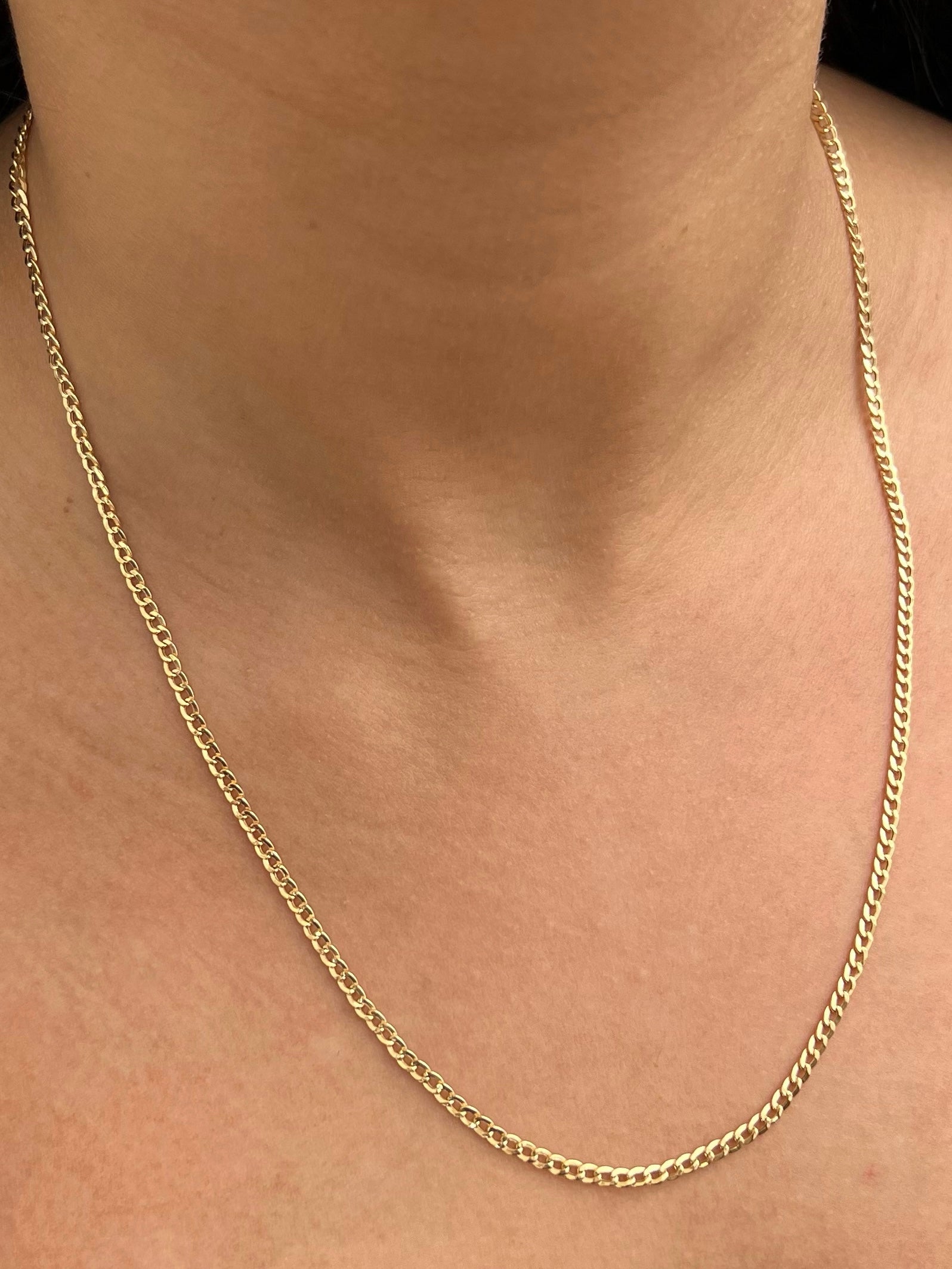 Cadena cubana 4gr / Largo 50cm / Oro Amarillo italy Cte M