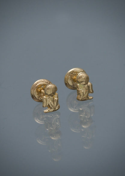 Topos  angel 0.6gr / Largo 0,67 /Oro Amarillo Nac M