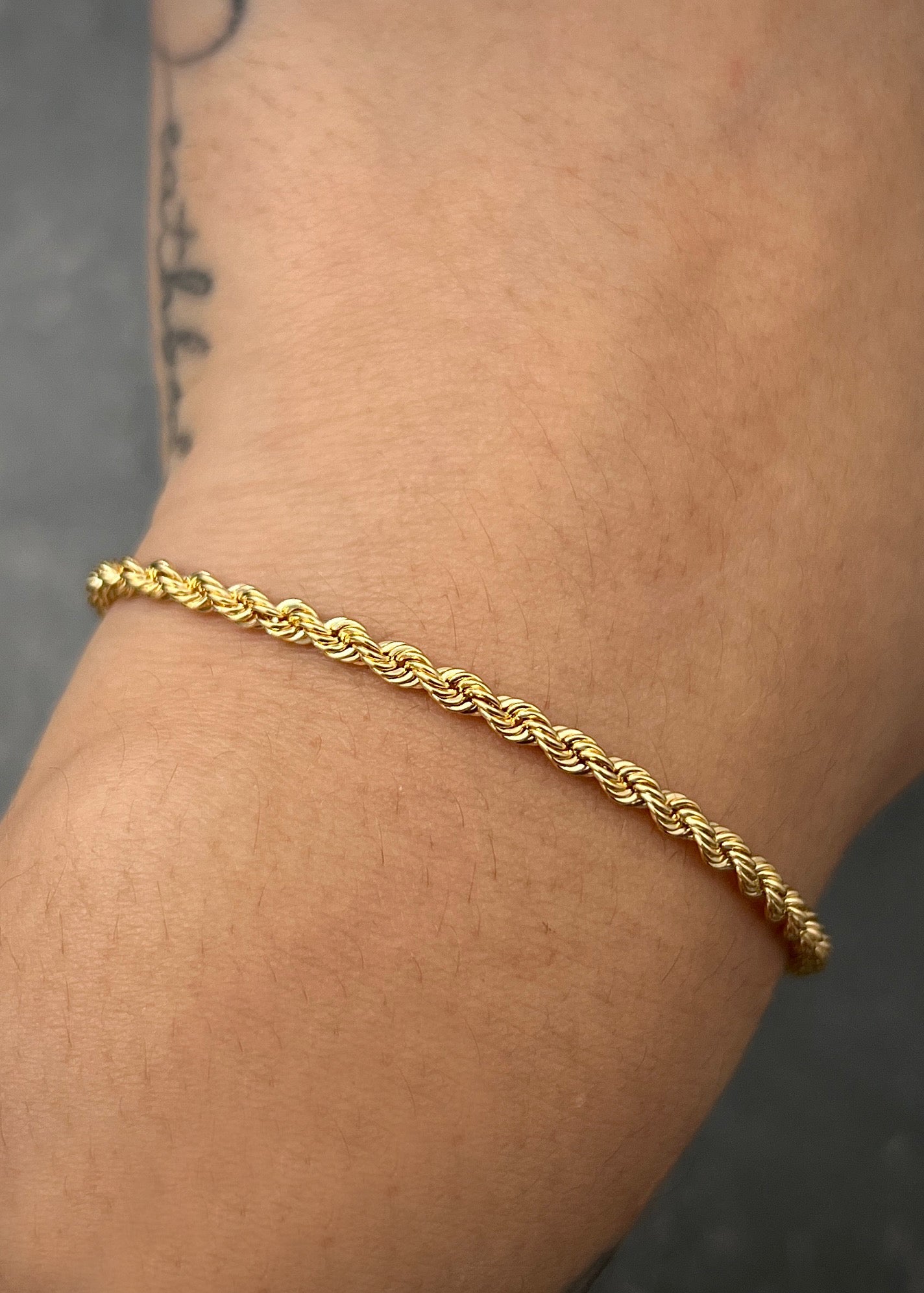 Pulso lazo 4.1gr / Largo 20cm / Oro Amarillo italy +2 B