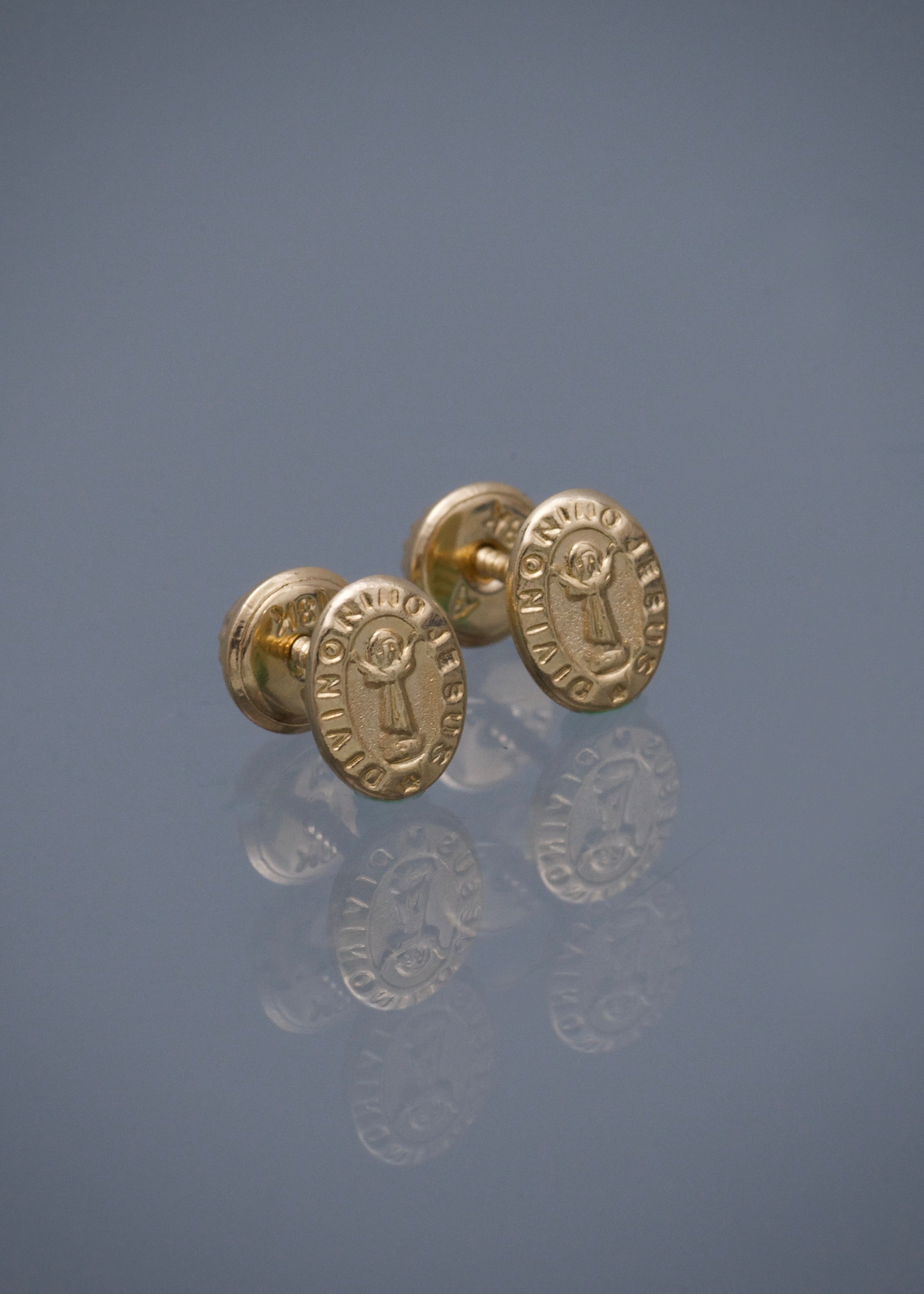 Topos divino niño 0.65gr / Largo 0.76cm / Oro Amarillo Nac B