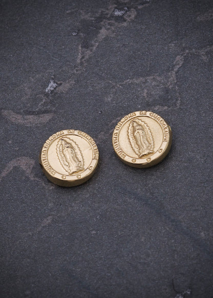 Herraje virgen de guadalupe 0.5gr / Largo 1cm — Oro Amarillo