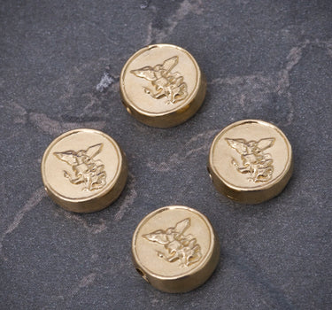 Herraje arcangel san miguel 0.35gr / Largo 0.8cm / Oro Amarillo Nac B