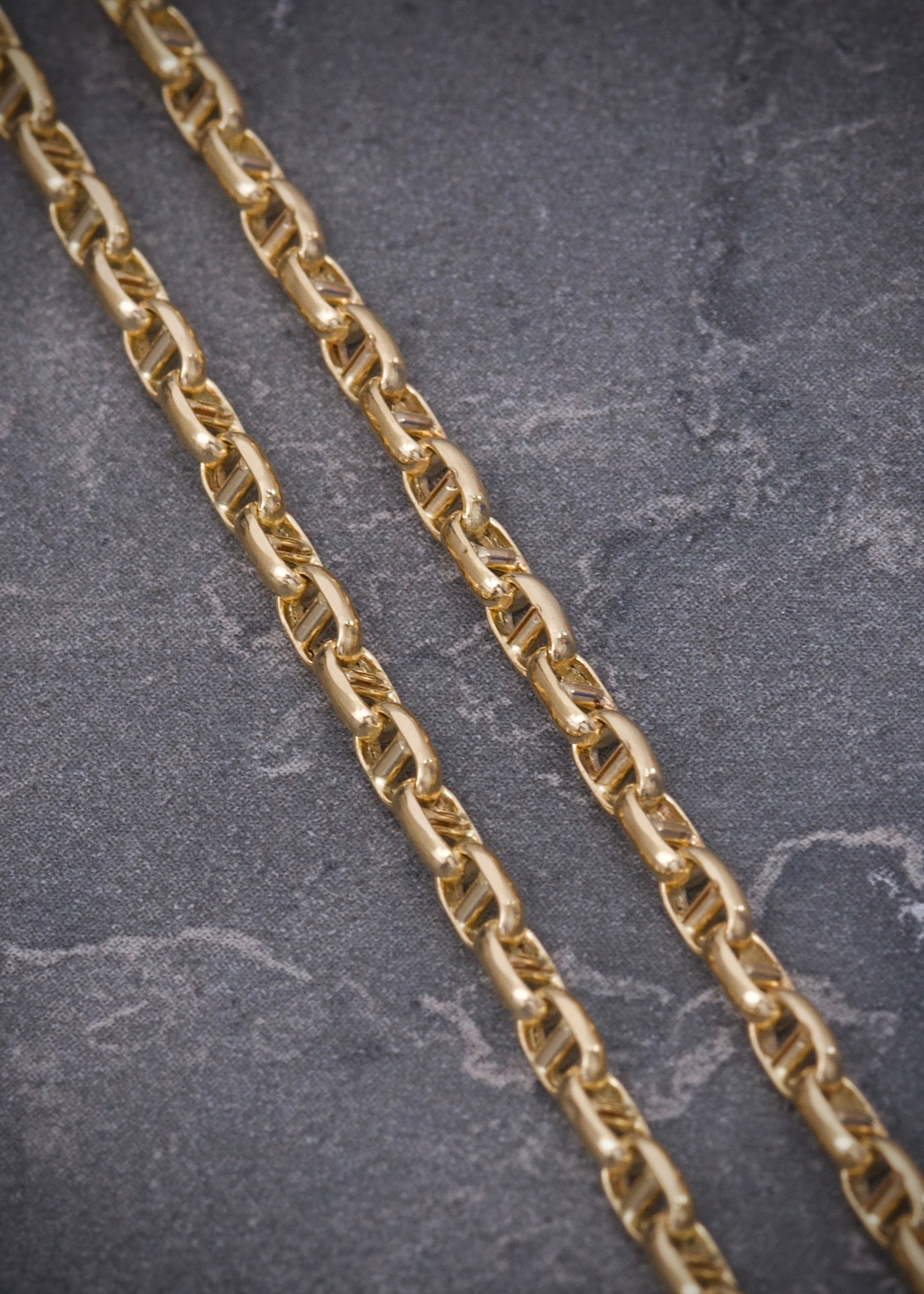 Cadena escalera 4.7gr / Largo 60cm / Oro Amarillo italy +3 P