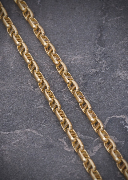 Cadena escalera 4.7gr / Largo 60cm / Oro Amarillo italy +3 P