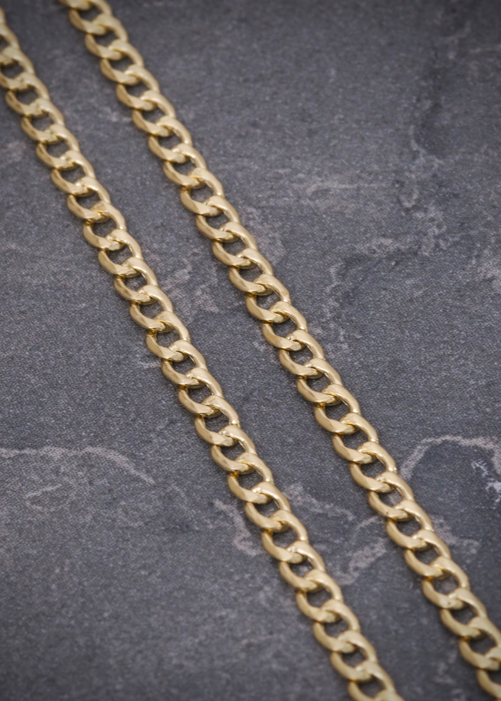 Cadena cubana 4.2gr / Largo 50cm / Oro Amarillo italy +3*