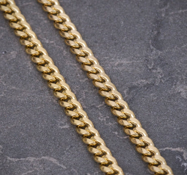 Cadena cubana 5.9gr / Largo 50cm / Oro Amarillo italy +3 M