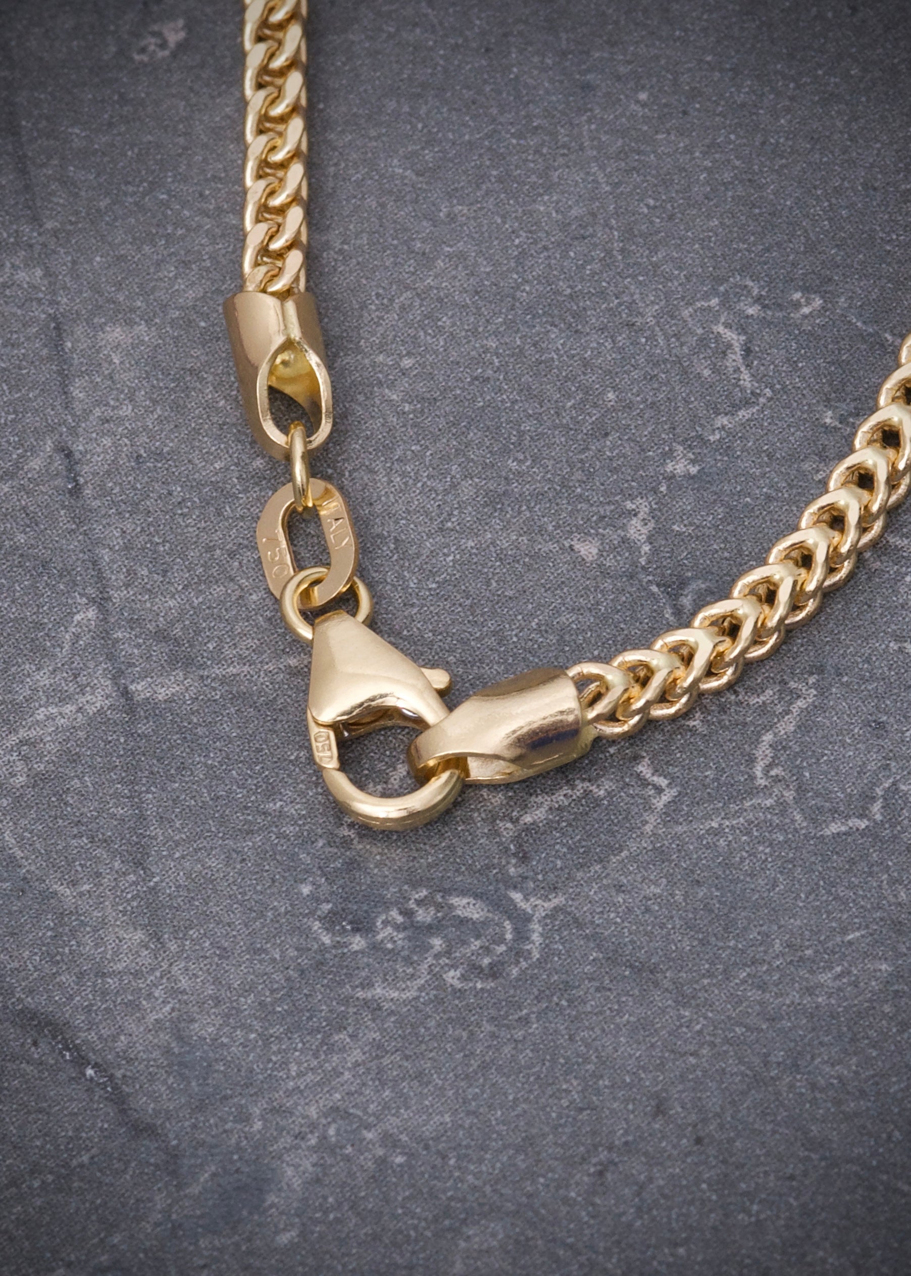 Cadena franco 9.65gr / Largo 60cm / Oro Amarillo italy +3 P