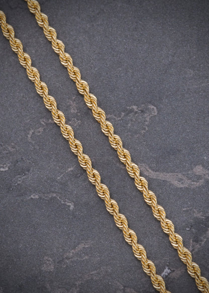 Cadena lazo 5.3gr / Largo 60cm / Oro Amarillo italy +2*