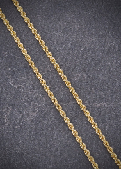 Cadena Lazo 1.55gr / 60cm / 1.4mm — Oro Amarillo