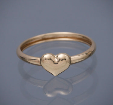 Anillo corazon 1.05gr / TALLA 7 / Oro Amarillo Nac P