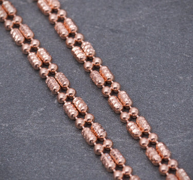 Cadena palito bolita 8gr / Largo 45cm / Oro Rosado italy +3 M