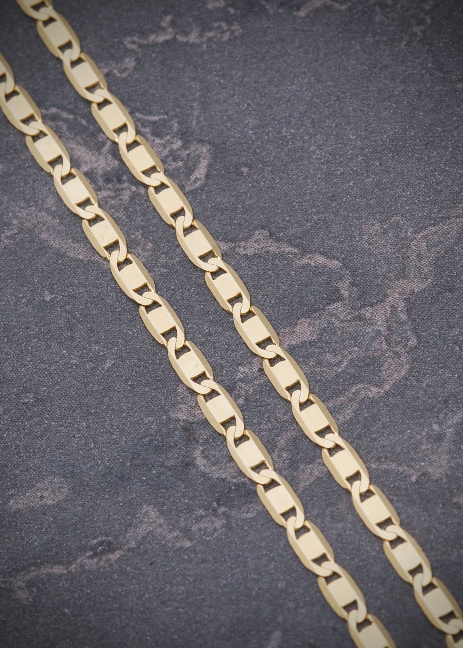 Cadena plana 5.85gr / Largo 60cm / Oro Amarillo italy +3 B