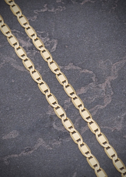 Cadena plana 5.85gr / Largo 60cm / Oro Amarillo italy +3 B