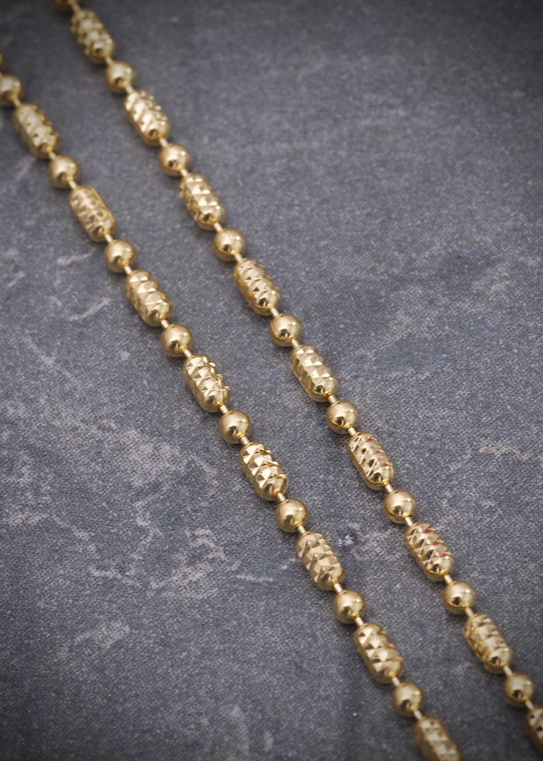Cadena palito bolita 5.65gr / Largo 60cm / Oro Amarillo italy +3 B