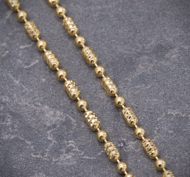 Cadena palito bolita 5.7gr / Largo 60cm / Oro Amarillo italy +3 P