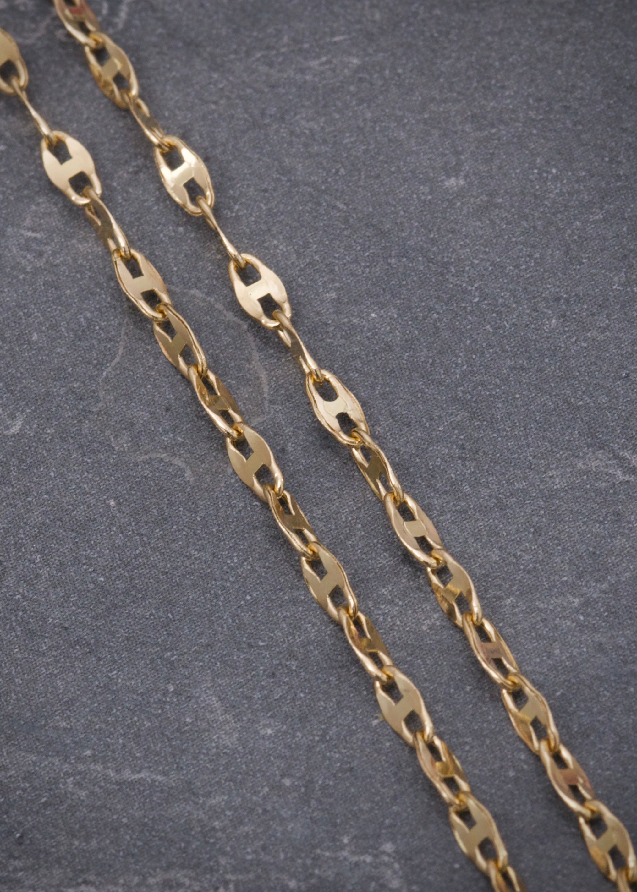 Cadena escalera 1.45gr / Largo 45cm / Oro Amarillo italy +3 B