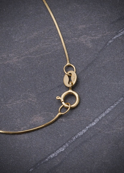 Cadena mini espejo 1.5gr / Largo 45cm / Oro Amarillo italy +3 P