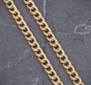 Cadena cubana 9.8gr / Largo 60cm / Oro Amarillo italy +3 M