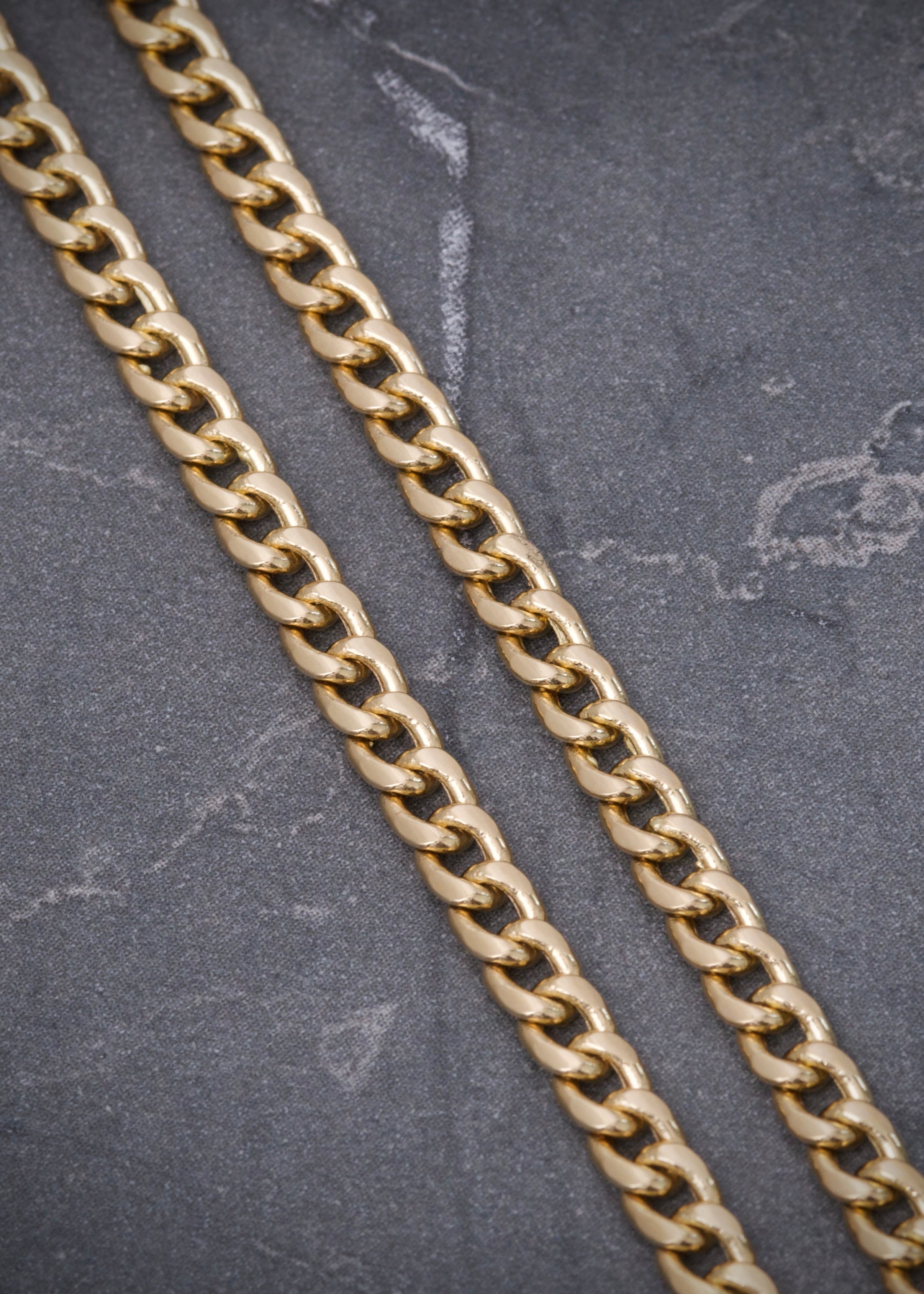 Cadena cubana 9.85gr / Largo 60cm / Oro Amarillo italy +3*