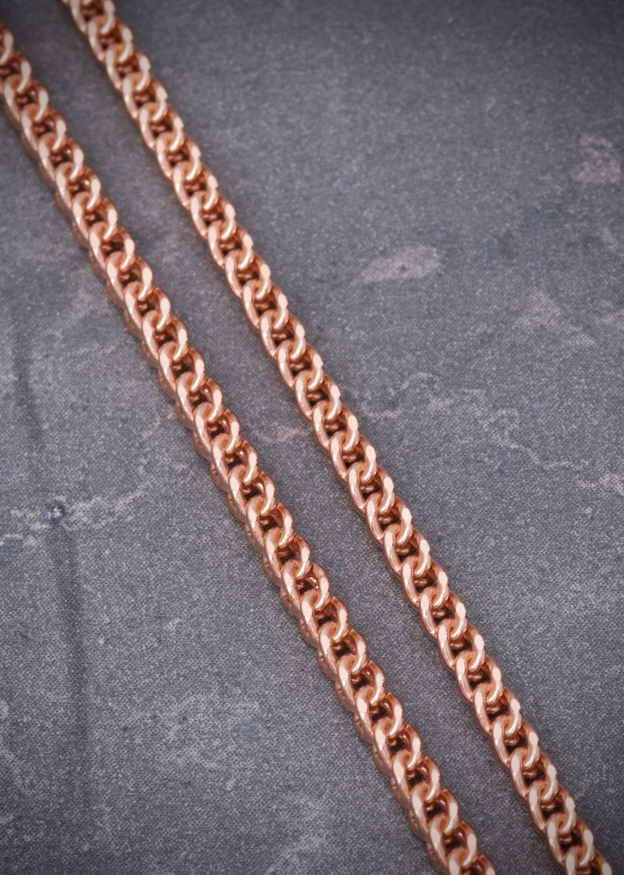 Cadena franco 9.8gr / Largo 60cm / Oro Rosado italy +3 M