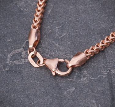 Cadena franco 9.8gr / Largo 60cm / Oro Rosado italy +3 M