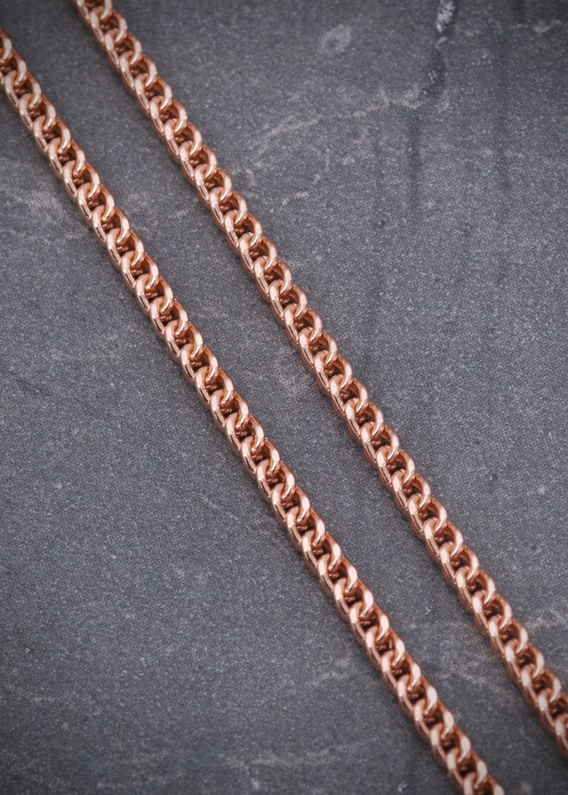 Cadena franco 9.8gr / Largo 60cm / Oro Rosado italy +3 B