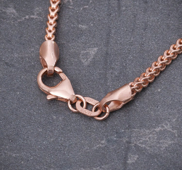 Cadena franco 6.2gr / Largo 50cm / Oro Rosado italy +3 P