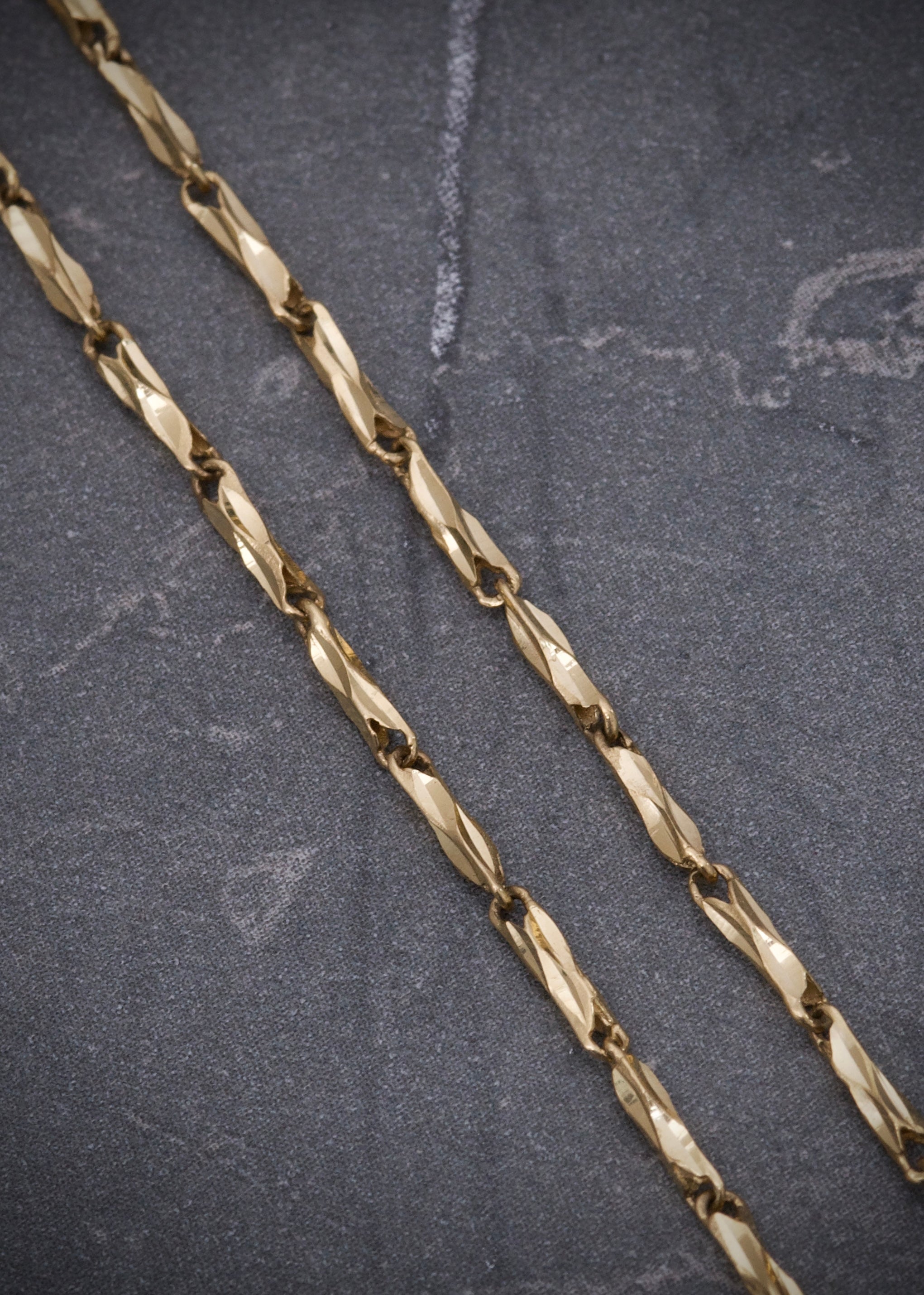 Cadena mini rustica 6.05gr / Largo 60cm / Oro Amarillo italy +4 B