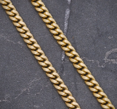 Cadena cubana 5.9gr / Largo 50cm / Oro Amarillo italy +3 B