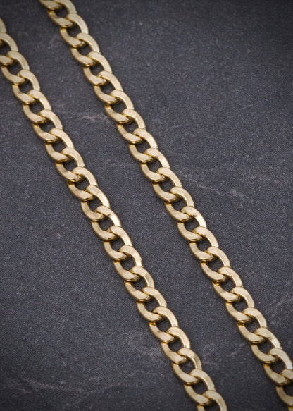 Cadena cubana 4.55gr / Largo 50cm / Oro Amarillo italy +3 P