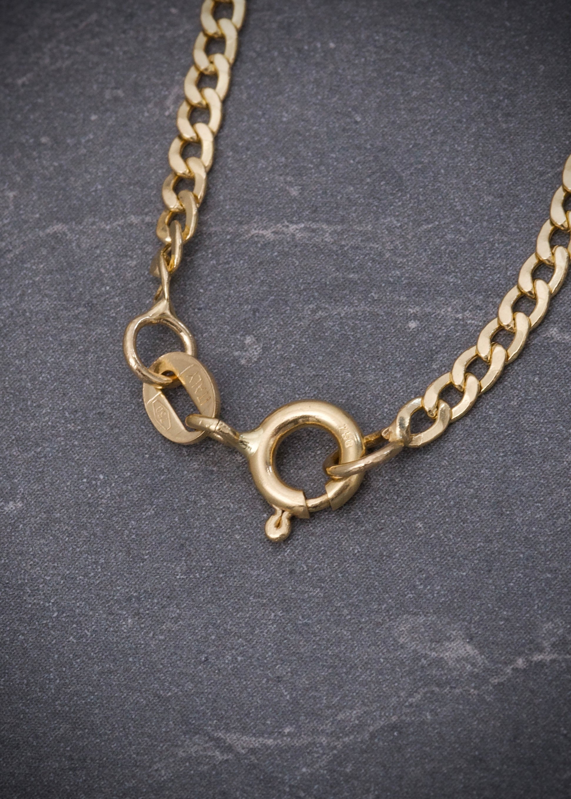Cadena cubana 4.4gr / Largo 50cm / Oro Amarillo italy +3 M
