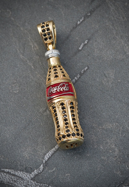 Dije botella de coca-cola 7.65gr / 4cm / Oro Amarillo Nac B