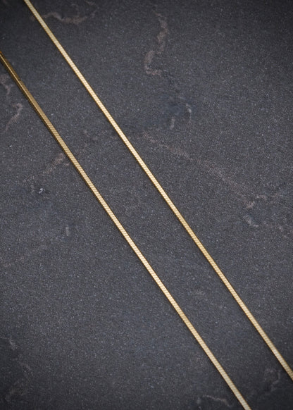 Cadena mini espejo 1.5gr / Largo 45cm / Oro Amarillo italy +3 P