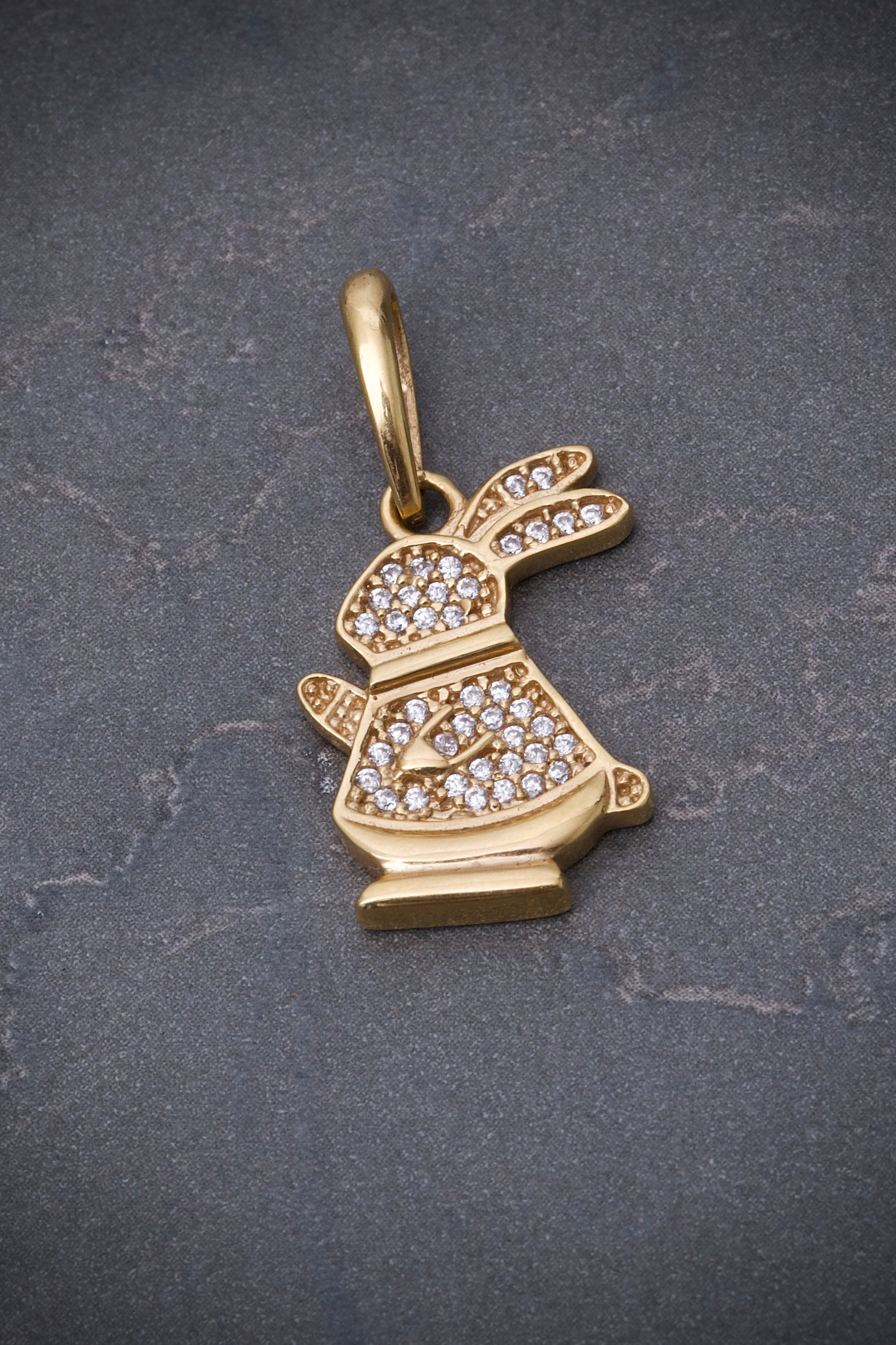Dije de conejo 3.1gr / 2.7cm / Oro Amarillo Nac M