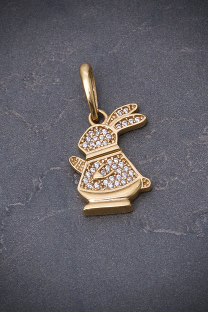 Dije de conejo 3.1gr / 2.7cm / Oro Amarillo Nac M