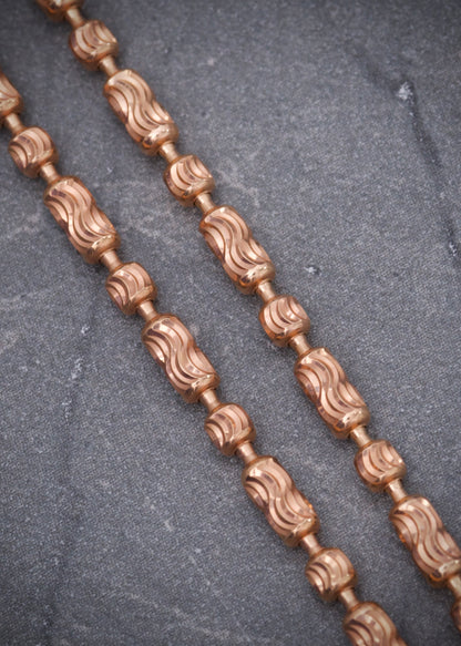 Cadena palito bolita 13.3gr / Largo 60cm / Oro Rosado italy +3 M