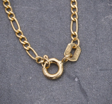 Cadena figaro 2gr / Largo 60cm / Oro Amarillo italy +1 P
