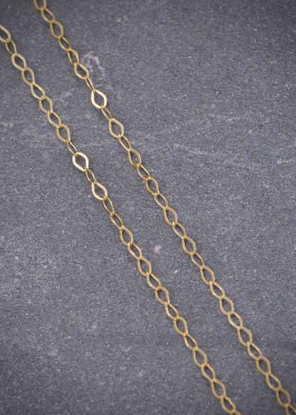Cadena aro seguido 0.6gr / largo 45cm / Oro Amarillo italy +3 M