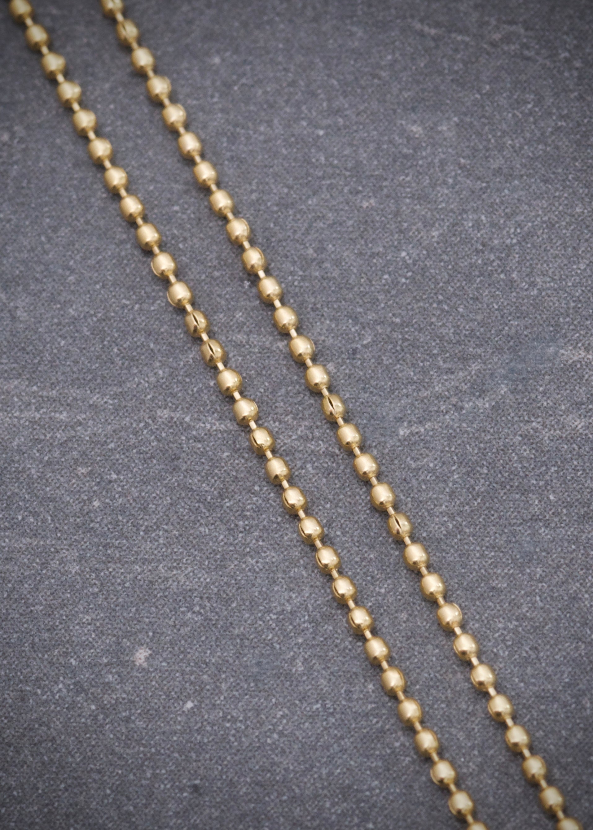 Cadena mini militar 1.55gr / largo 45cm / Oro Amarillo italy +3 M
