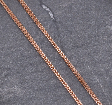 Cadena franco 1.7gr / Largo 50cm / Oro Rosado italy +3 P
