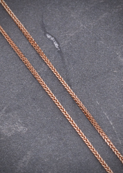 Cadena franco 1.55gr / Largo 45cm — Oro Rosado