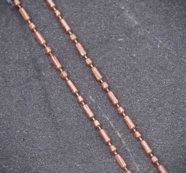 Cadena palito bolita 1.5gr / Largo 45cm / Oro Rosado italy +3 P