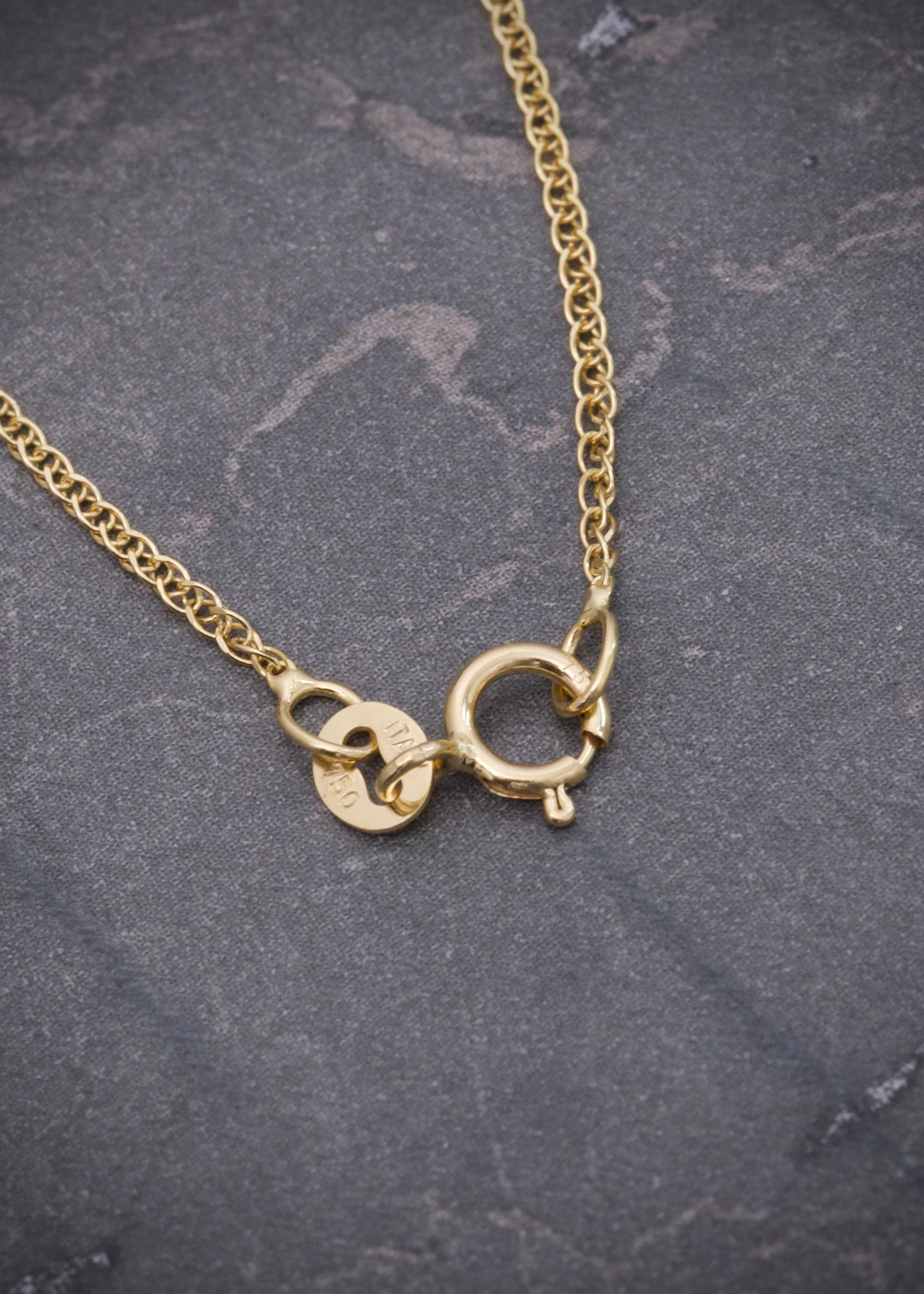 Cadena mini franco 1.75gr / largo 50cm / Oro amarillo italy +3 M