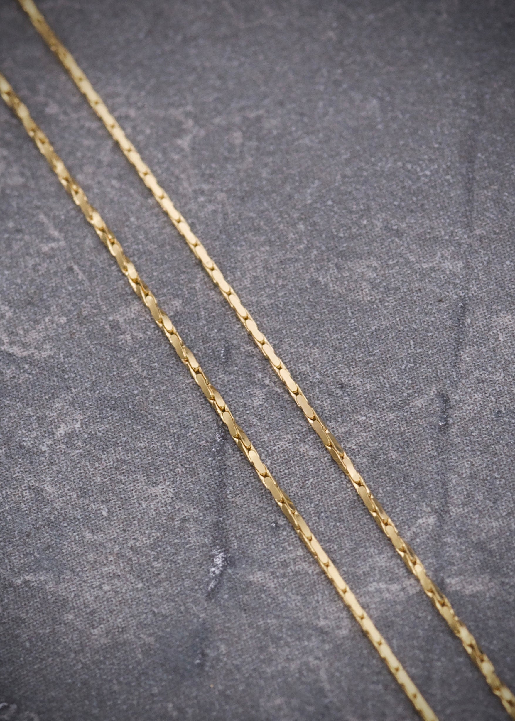Cadena veneciana martillada 1.35gr / largo 50cm / Oro Amarillo italy +3 P